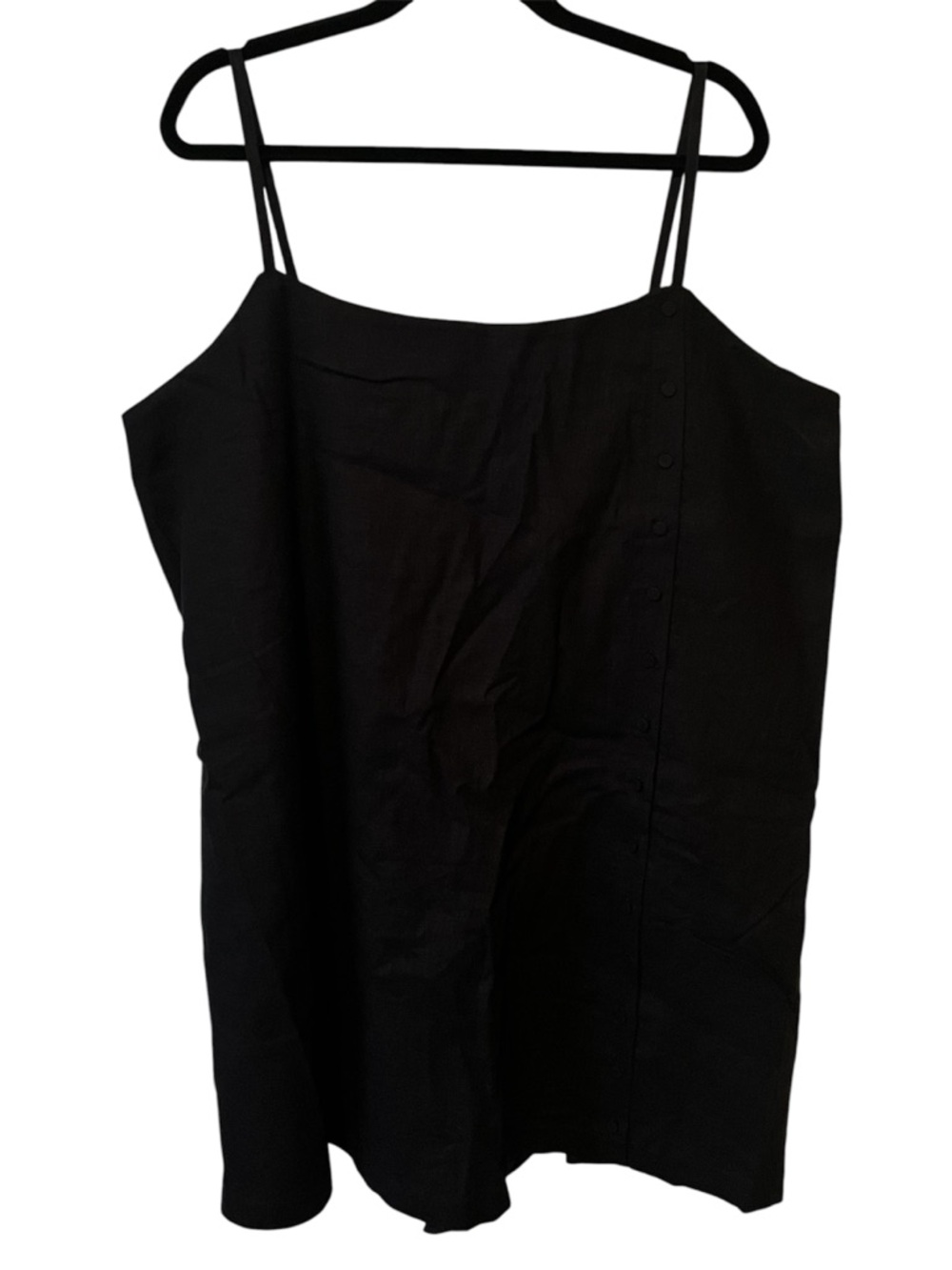 NWT Abercrombie Linen-Blend Button Skort Dress